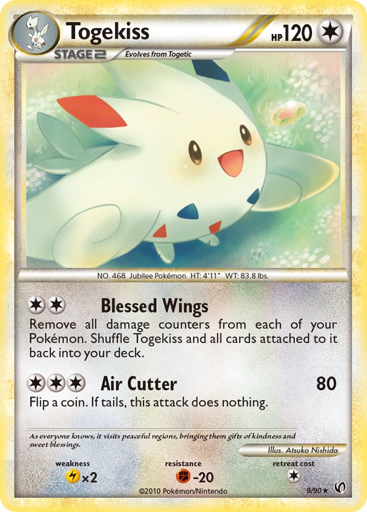 Togekiss (9/90) (Theme Deck Exclusive) [HeartGold & SoulSilver: Undaunted] | The Time Vault CA