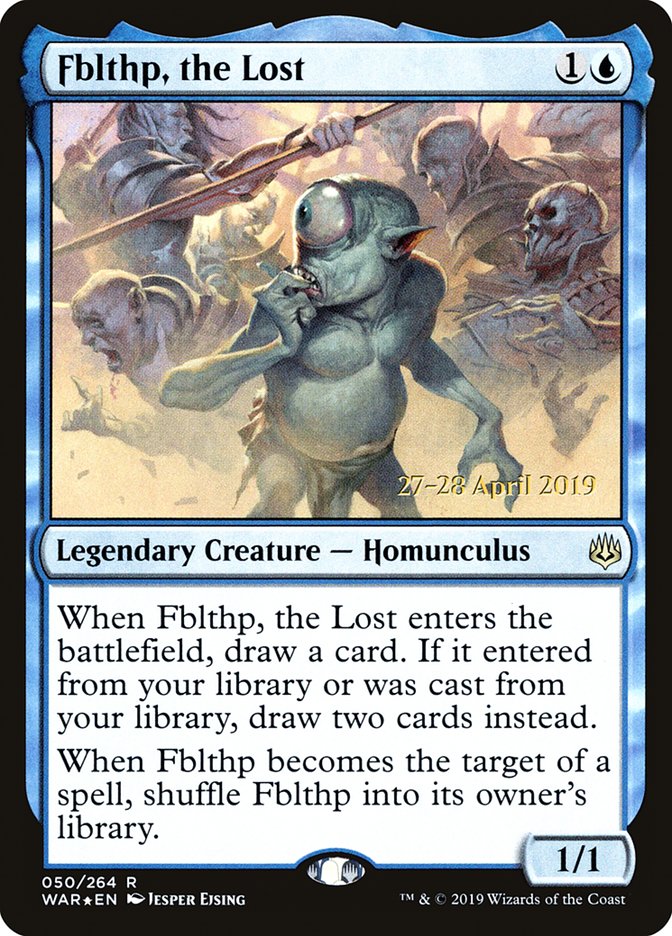 Fblthp, the Lost  [War of the Spark Prerelease Promos] | The Time Vault CA