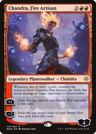 Chandra, Fire Artisan [War of the Spark] | The Time Vault CA