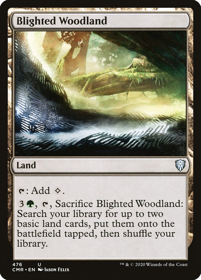 Blighted Woodland [Commander Legends] | The Time Vault CA