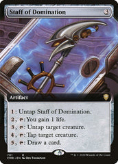 Staff of Domination (Extended Art) [Commander Legends] | The Time Vault CA