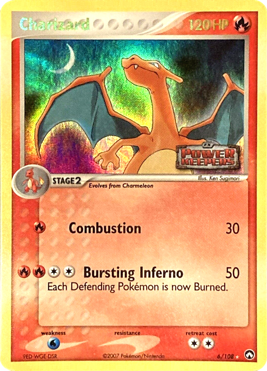 Charizard (6/108) (Stamped) [EX: Power Keepers] | The Time Vault CA
