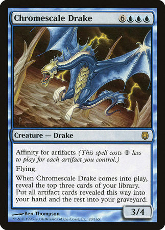 Chromescale Drake [Darksteel] | The Time Vault CA