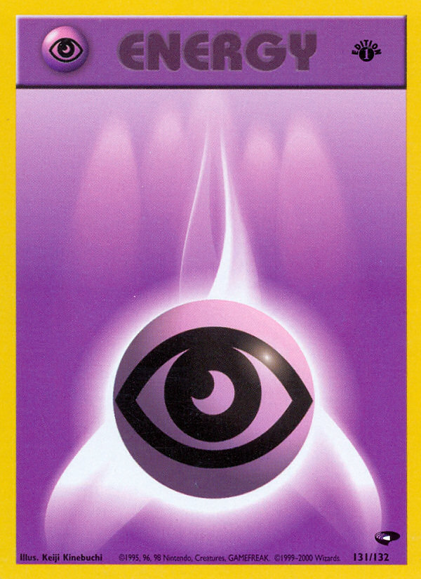 Psychic Energy (131/132) [Gym Challenge 1st Edition] | The Time Vault CA