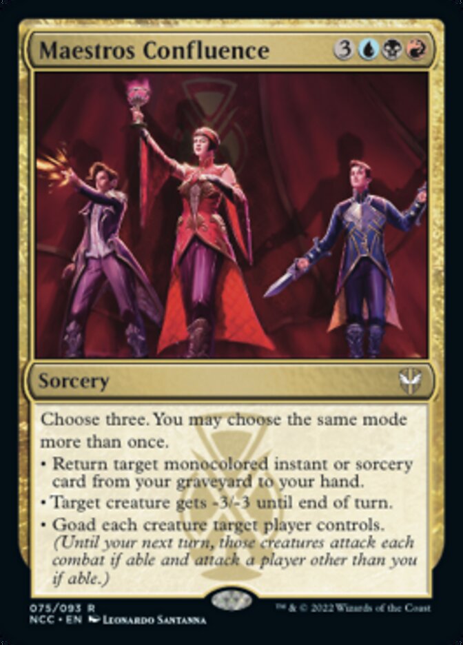 Maestros Confluence [Streets of New Capenna Commander] | The Time Vault CA