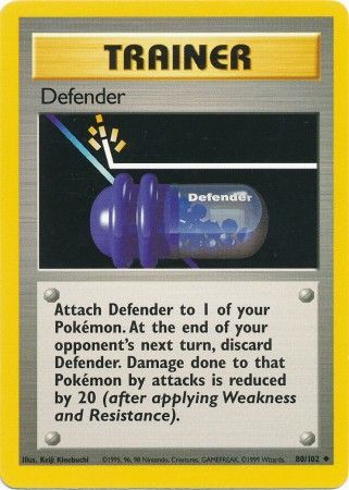 Defender (80/102) [Base Set Unlimited] | The Time Vault CA