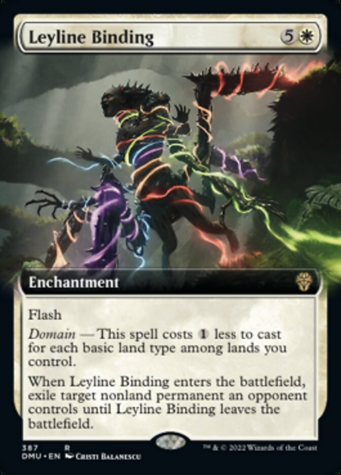 Leyline Binding (Extended Art) [Dominaria United] | The Time Vault CA