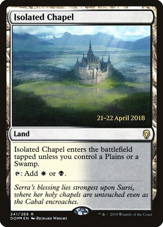 Isolated Chapel [Dominaria Promos] | The Time Vault CA