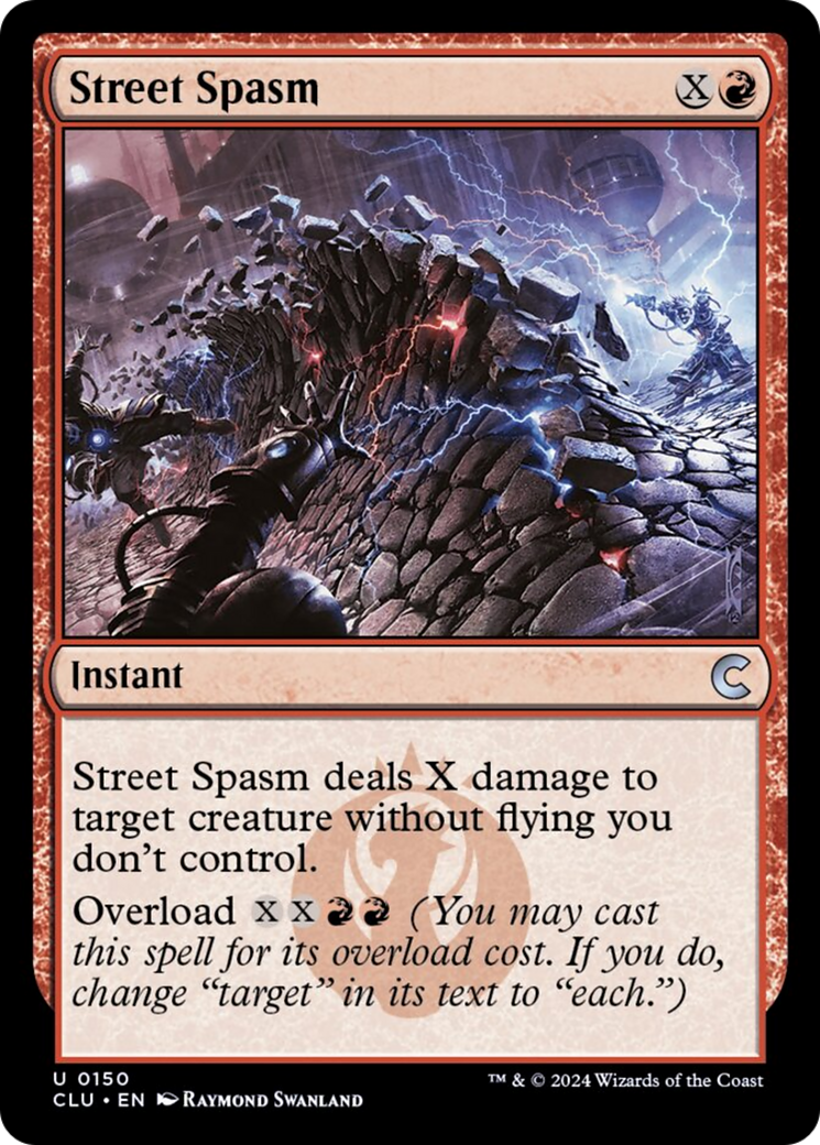 Street Spasm [Ravnica: Clue Edition] | The Time Vault CA