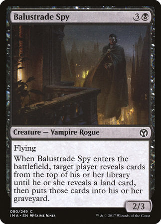 Balustrade Spy [Iconic Masters] | The Time Vault CA