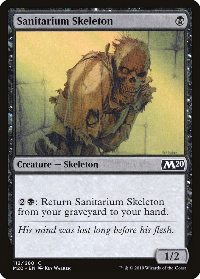 Sanitarium Skeleton [Core Set 2020] | The Time Vault CA