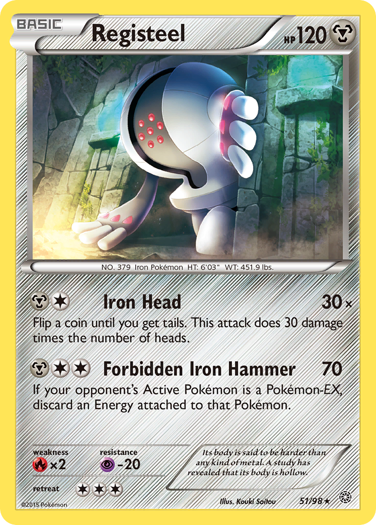 Registeel (51/98) [XY: Ancient Origins] | The Time Vault CA