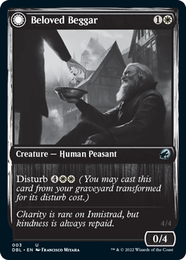 Beloved Beggar // Generous Soul [Innistrad: Double Feature] | The Time Vault CA