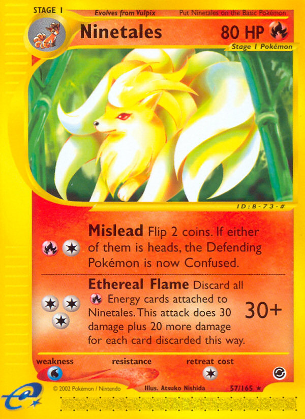 Ninetales (57/165) [Expedition: Base Set] | The Time Vault CA