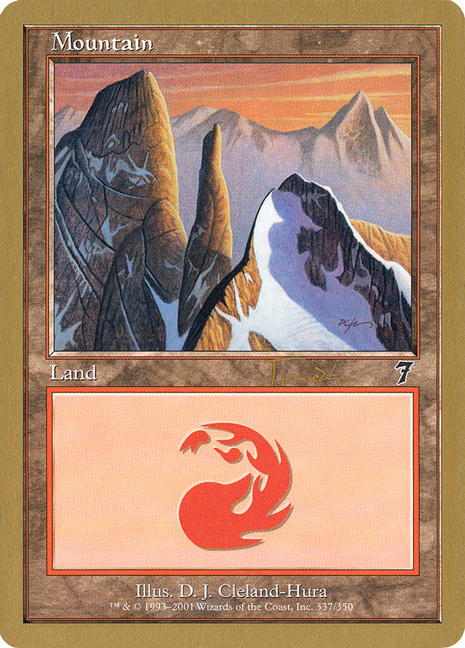 Mountain (jt337) (Jan Tomcani) [World Championship Decks 2001] | The Time Vault CA