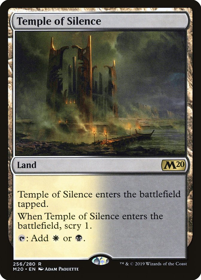 Temple of Silence [Core Set 2020] | The Time Vault CA