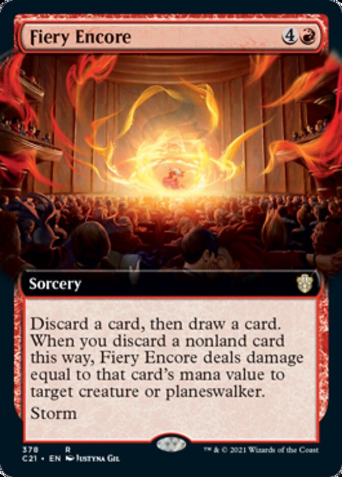 Fiery Encore (Extended) [Commander 2021] | The Time Vault CA