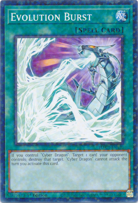 Evolution Burst (Duel Terminal) [HAC1-EN170] Common | The Time Vault CA