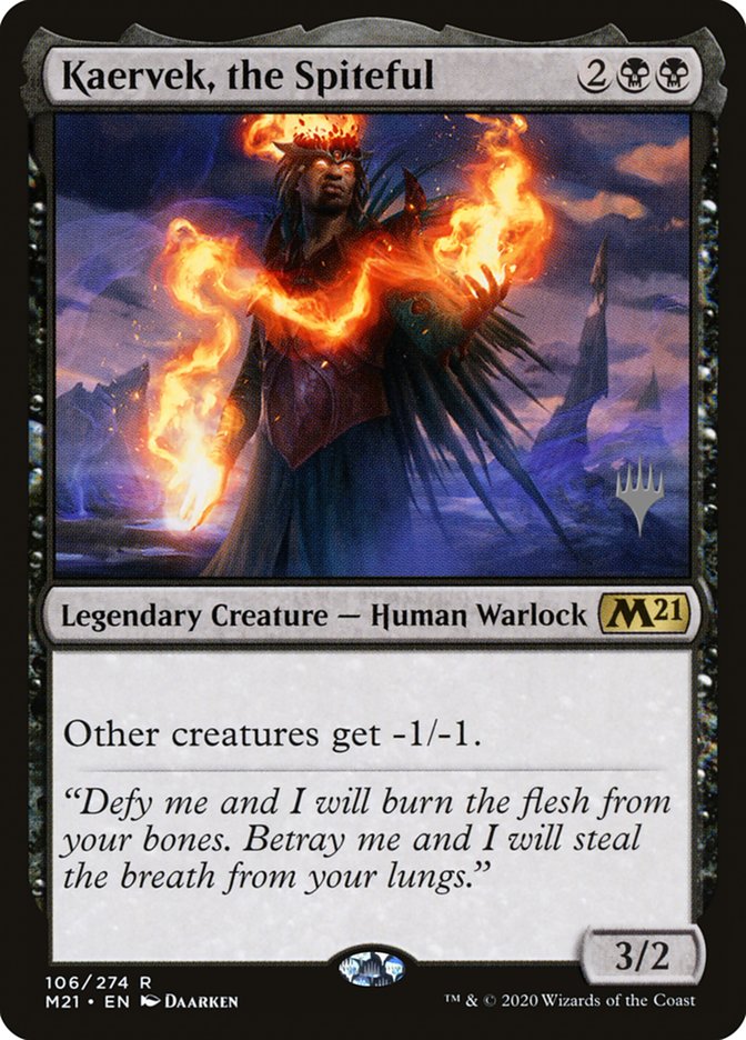 Kaervek, the Spiteful (Promo Pack) [Core Set 2021 Promos] | The Time Vault CA