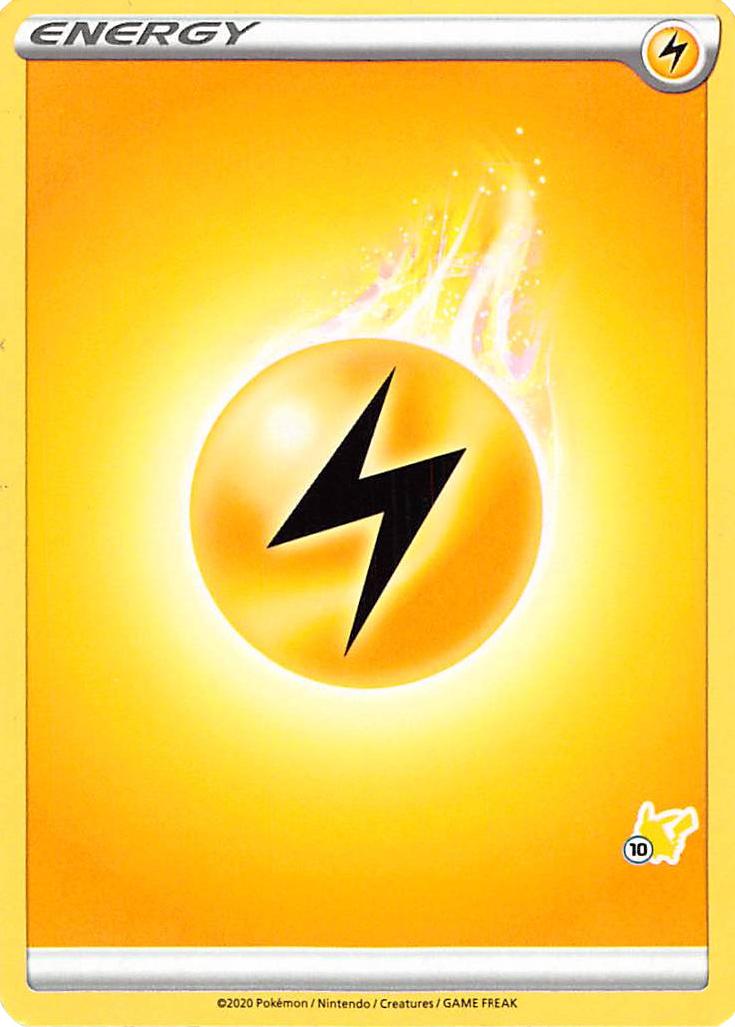 Lightning Energy (Pikachu Stamp #10) [Battle Academy 2022] | The Time Vault CA