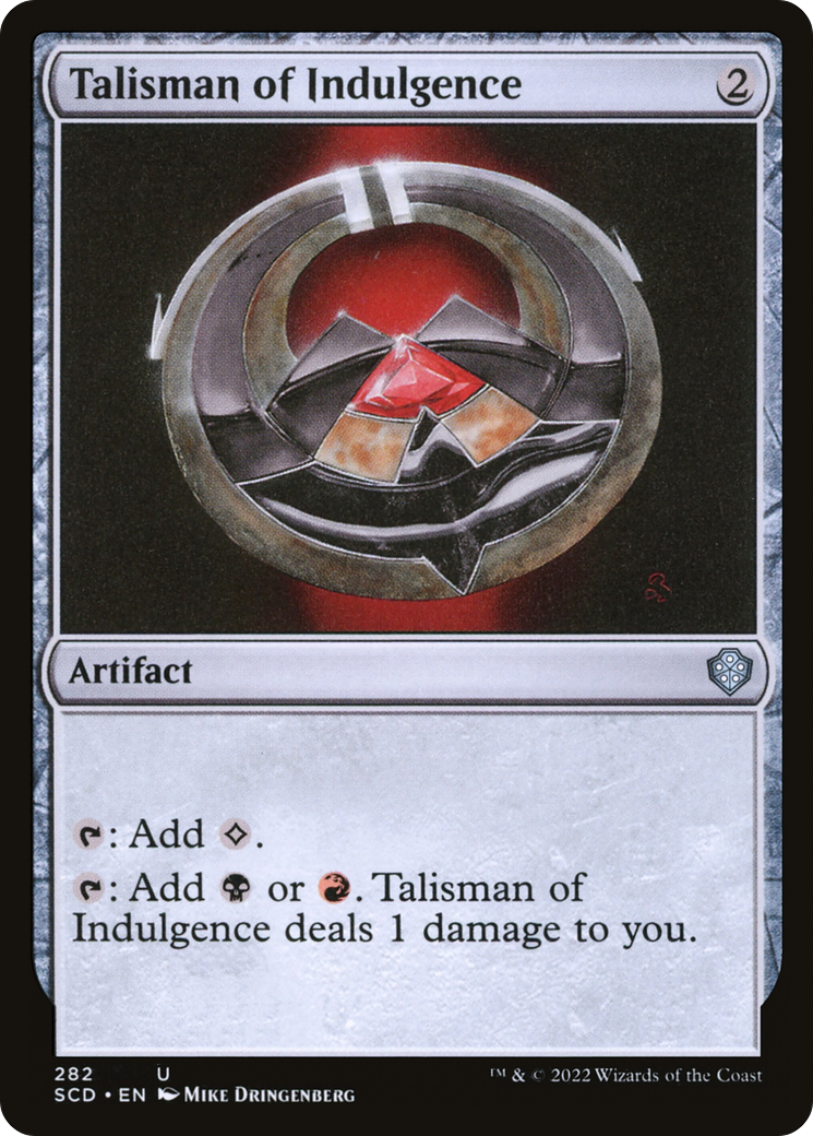 Talisman of Indulgence [Starter Commander Decks] | The Time Vault CA