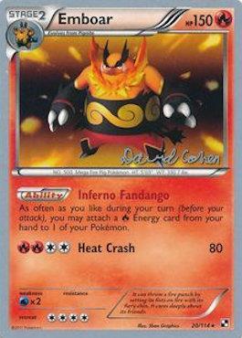 Emboar (20/114) (Twinboar - David Cohen) [World Championships 2011] | The Time Vault CA