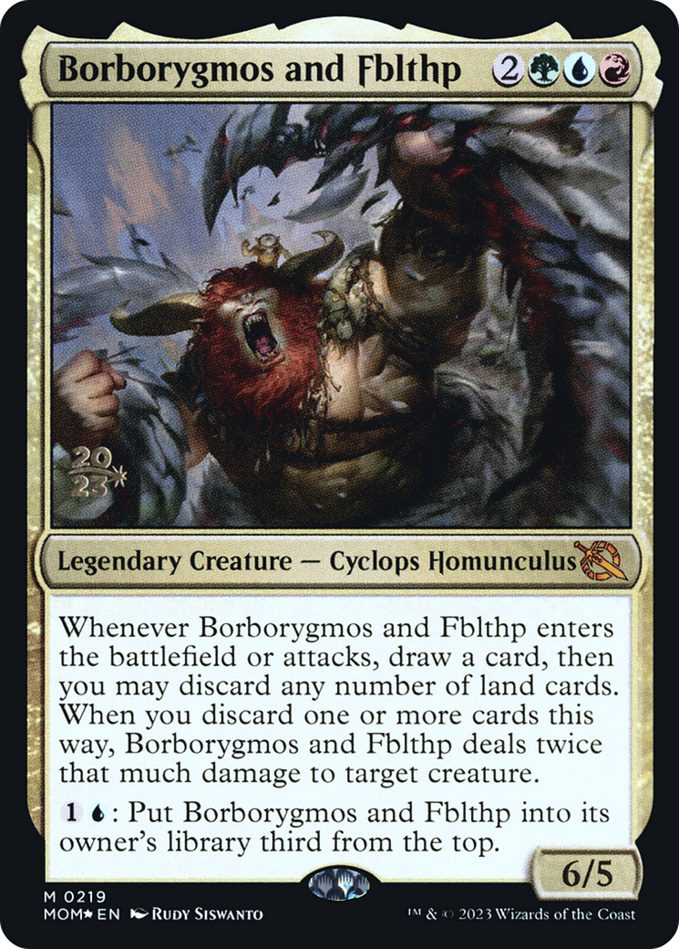Borborygmos and Fblthp [March of the Machine Prerelease Promos] | The Time Vault CA
