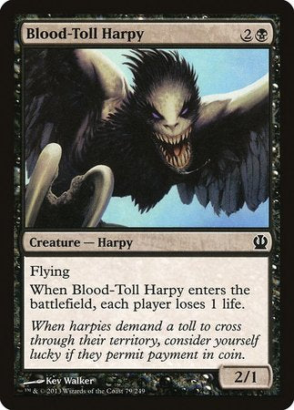 Blood-Toll Harpy [Theros] | The Time Vault CA