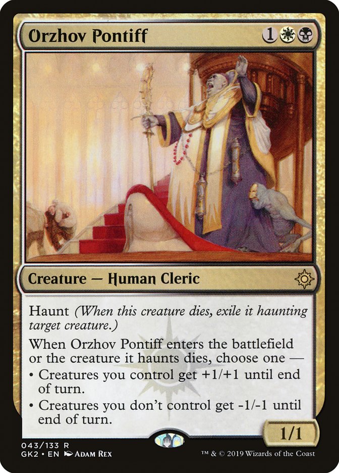 Orzhov Pontiff [Ravnica Allegiance Guild Kit] | The Time Vault CA