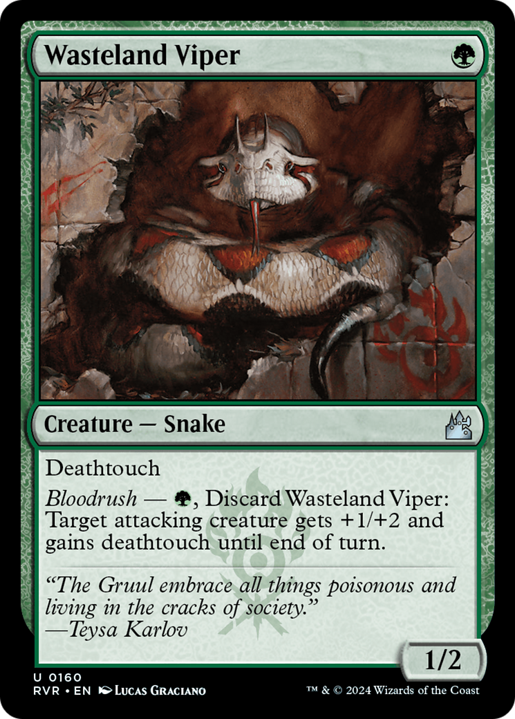 Wasteland Viper [Ravnica Remastered] | The Time Vault CA