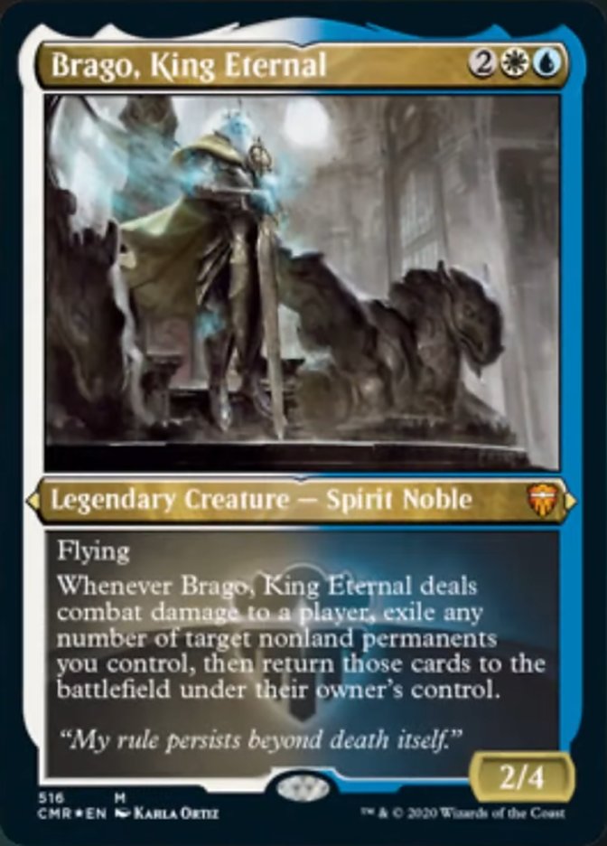 Brago, King Eternal (Foil Etched) [Commander Legends] | The Time Vault CA