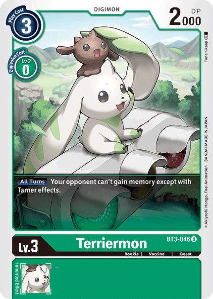 Terriermon [BT3-046] [Release Special Booster Ver.1.5] | The Time Vault CA