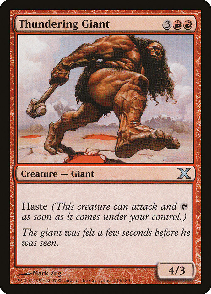 Thundering Giant [Tenth Edition] | The Time Vault CA