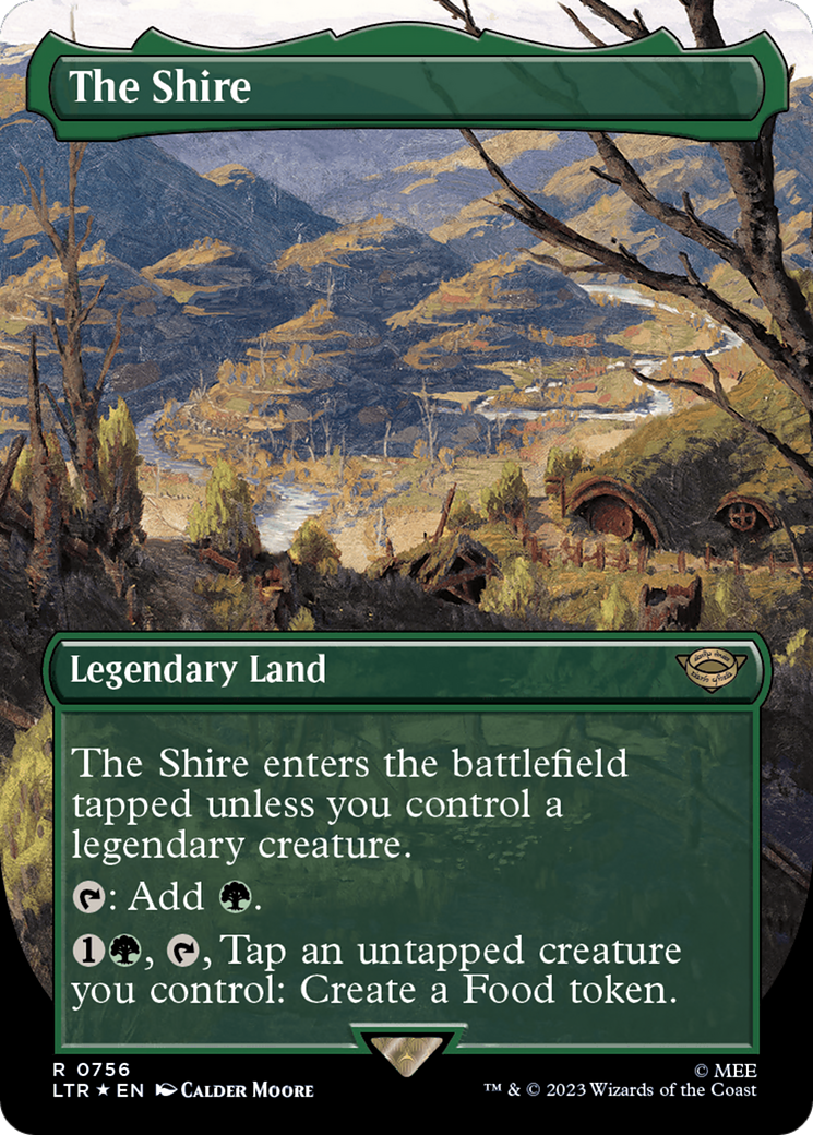 The Shire (Borderless) (Surge Foil) [The Lord of the Rings: Tales of Middle-Earth] | The Time Vault CA