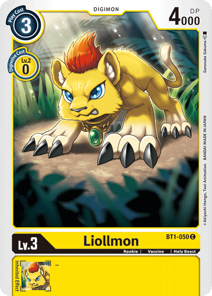 Liollmon [BT1-050] [Release Special Booster Ver.1.0] | The Time Vault CA