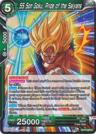SS Son Goku, Pride of the Saiyans (BT10-065) [Rise of the Unison Warrior 2nd Edition] | The Time Vault CA