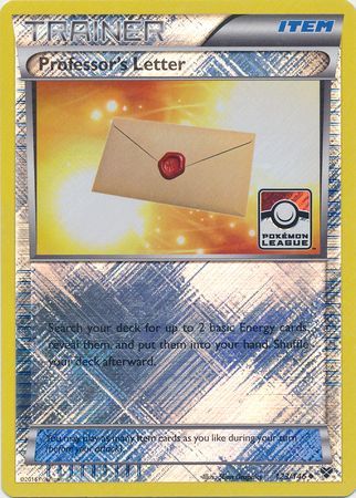 Professor's Letter (123/146) (League Promo) [XY: Base Set] | The Time Vault CA