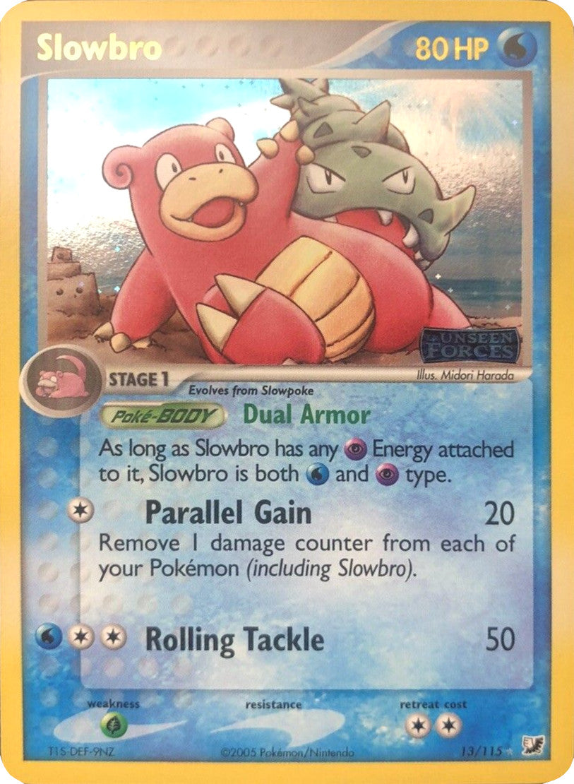 Slowbro (13/115) (Stamped) [EX: Unseen Forces] | The Time Vault CA