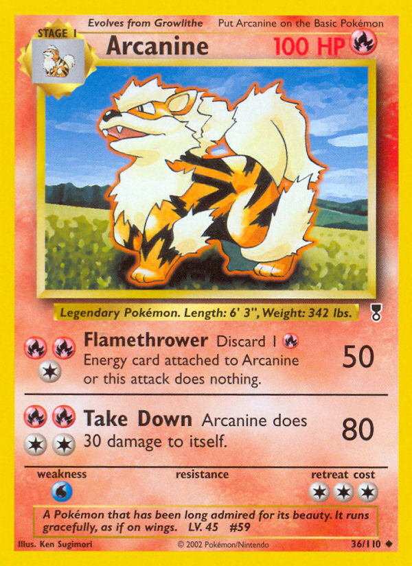 Arcanine (36/110) [Legendary Collection] | The Time Vault CA