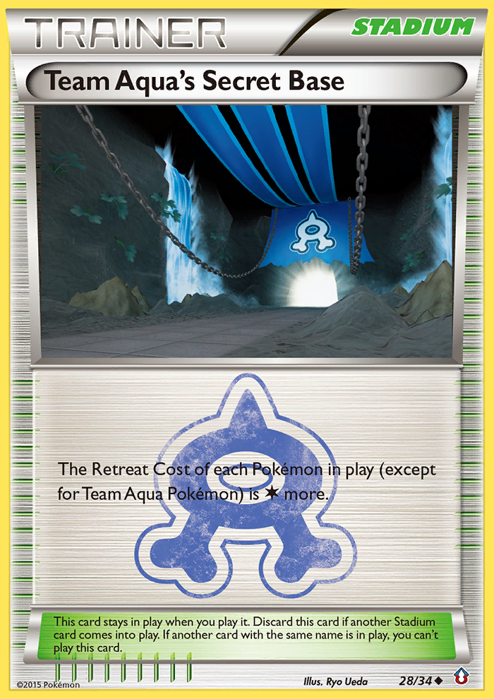 Team Aqua's Secret Base (28/34) [XY: Double Crisis] | The Time Vault CA