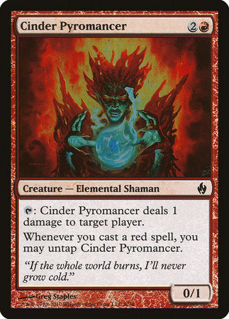 Cinder Pyromancer [Premium Deck Series: Fire and Lightning] | The Time Vault CA