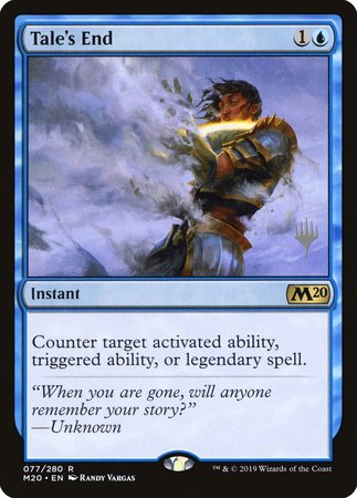 Tale's End [Core Set 2020 Promos] | The Time Vault CA