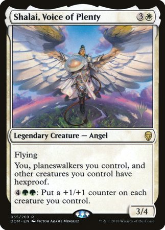 Shalai, Voice of Plenty [Dominaria Promos] | The Time Vault CA