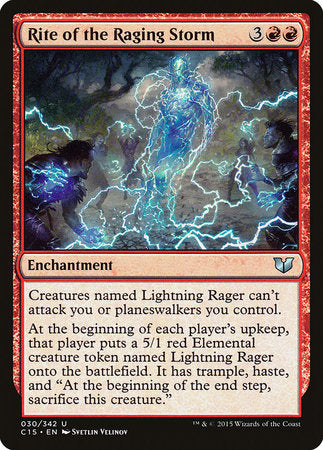 Rite of the Raging Storm [Commander 2015] | The Time Vault CA