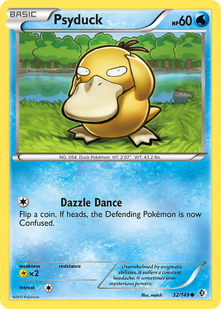 Psyduck (32/149) [Black & White: Boundaries Crossed] | The Time Vault CA