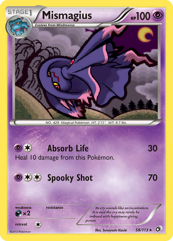 Mismagius (58/113) [Black & White: Legendary Treasures] | The Time Vault CA