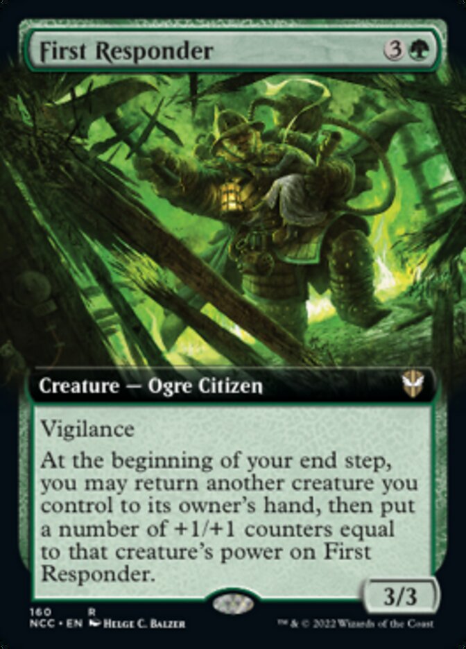 First Responder (Extended Art) [Streets of New Capenna Commander] | The Time Vault CA