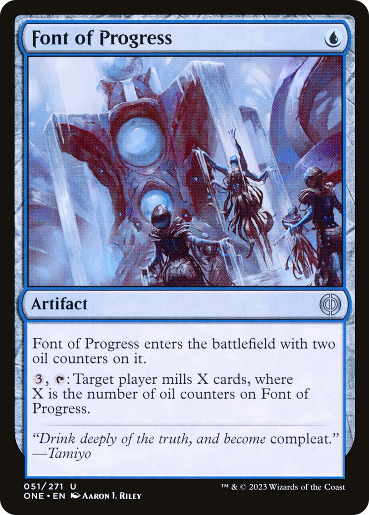 Font of Progress [Phyrexia: All Will Be One] | The Time Vault CA