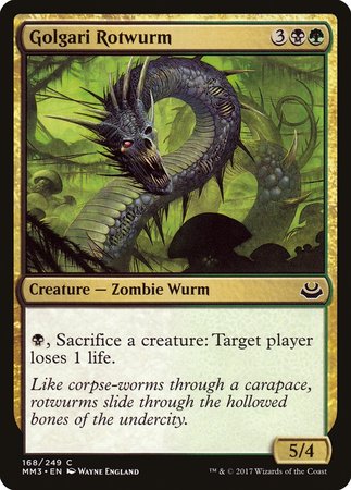 Golgari Rotwurm [Modern Masters 2017] | The Time Vault CA