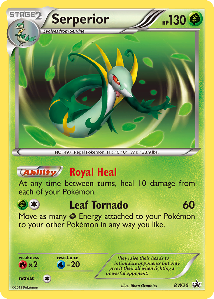 Serperior (BW20) [Black & White: Black Star Promos] | The Time Vault CA